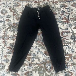 Vuori Black Joggers with Elastic Waistband